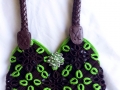 Water bottle plastic rings purse
