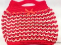 Crochet pop tab purse