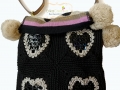 Pop Tab Heart Granny Squares Bag