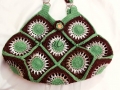 Granny squares soda tops purse
