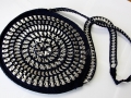Round shaped pull tabs purse