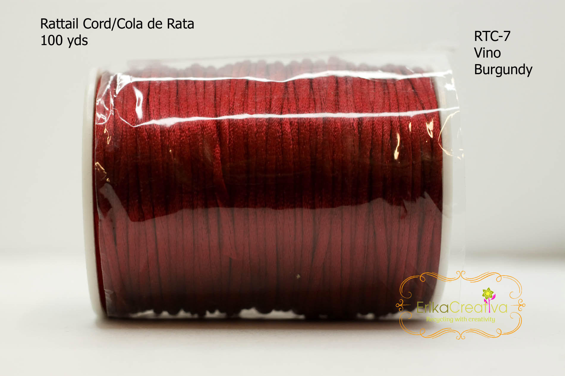 2mm Satin Rattail Cord – ErikaCreativa