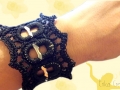 Crochet pop tabs bracelet
