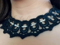 Crochet pop tabs necklace