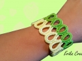 Water bottle plastic rings bracelet