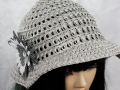 Bean stitch pop tab hat