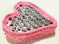 Saint Valentines Heart Pop Tab Coin Purse