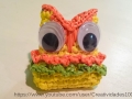 Plarn Owl coin purse