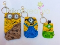 Minion inspired coin purses