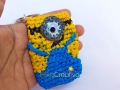 Minion inspired plarn coin purse