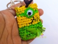 Minion inspired plarn chain key