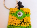 Minion inpired plastic liners chain key