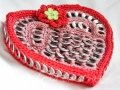 Heart shaped pop tabs coin purse