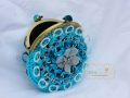 Snap clasp color coin purse