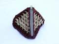 Pyramid shaped pop tab coin purse