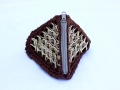 Pyramid shaped pop tab coin purse