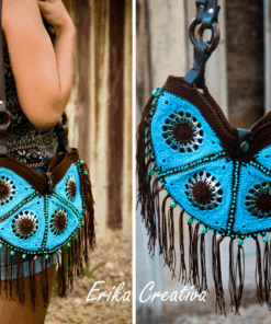 Hippie Pop Tab Purse PDF Tutorial (English/Spanish)