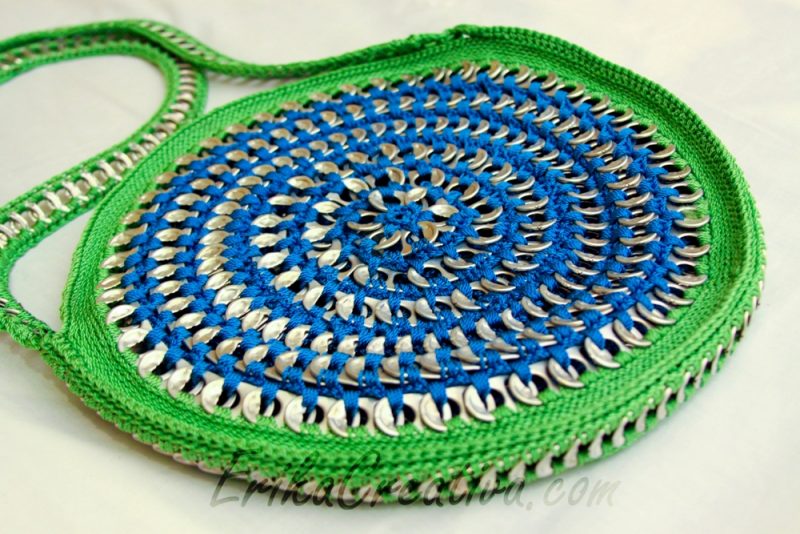 Round Pop Tab Purse Written Pattern
