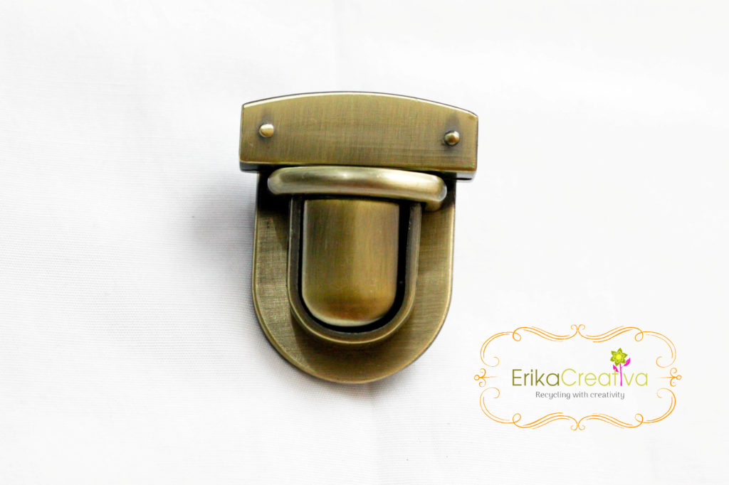 Handbag Metal Push Lock Set