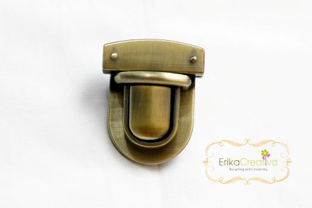 Handbag Metal Push Lock Set