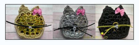 Cat-shaped Pop Tab Coin Purse Pattern