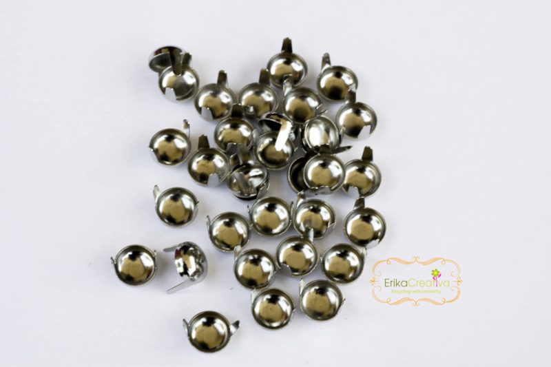 8mm Round Punk Rivets Dome Metal Studs