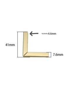 Alternative view of Screw-in Metal Purse Corner/Esquinas de Metal para Bolsas