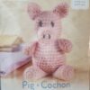 Leisure Arts Crochet Kit Amigurumi Pablo Pig