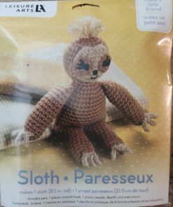 Leisure Arts Crochet Kit Amigurumi Silas Sloth