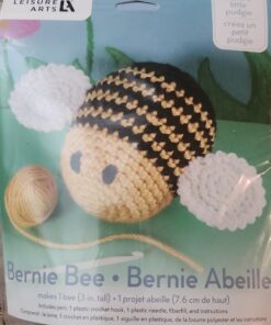 Leisure Arts Crochet Kit Amigurumi Pudgies Bernie Bee