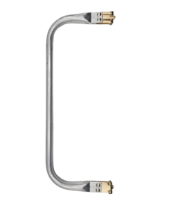 25cm Aluminum Purse Kiss Clasp Internal Tubular Frame