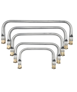 5pcs Aluminum Purse Frame Kiss Clasp Internal Tubular Frame